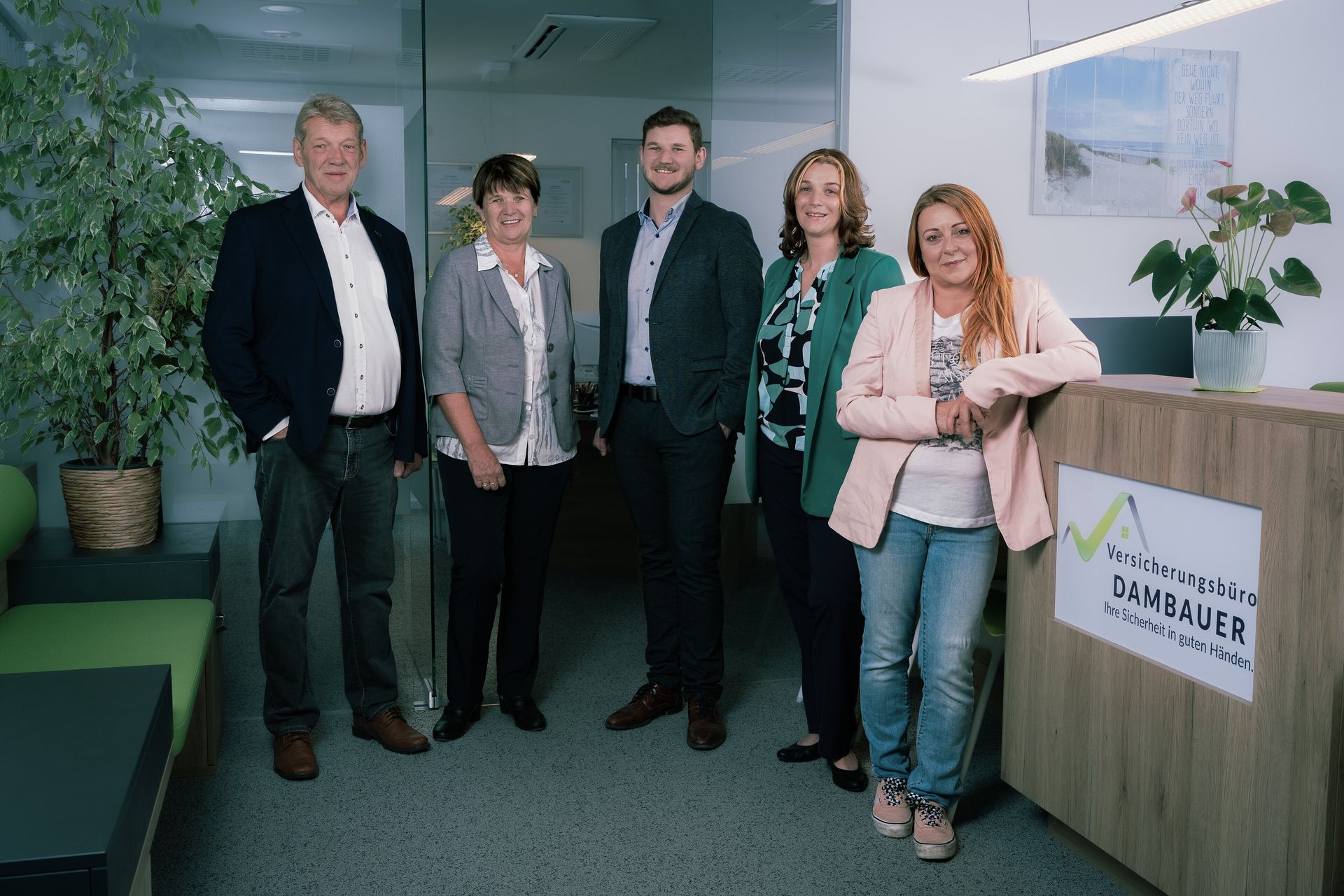 Ein professionelles Team von Versicherungsberatern